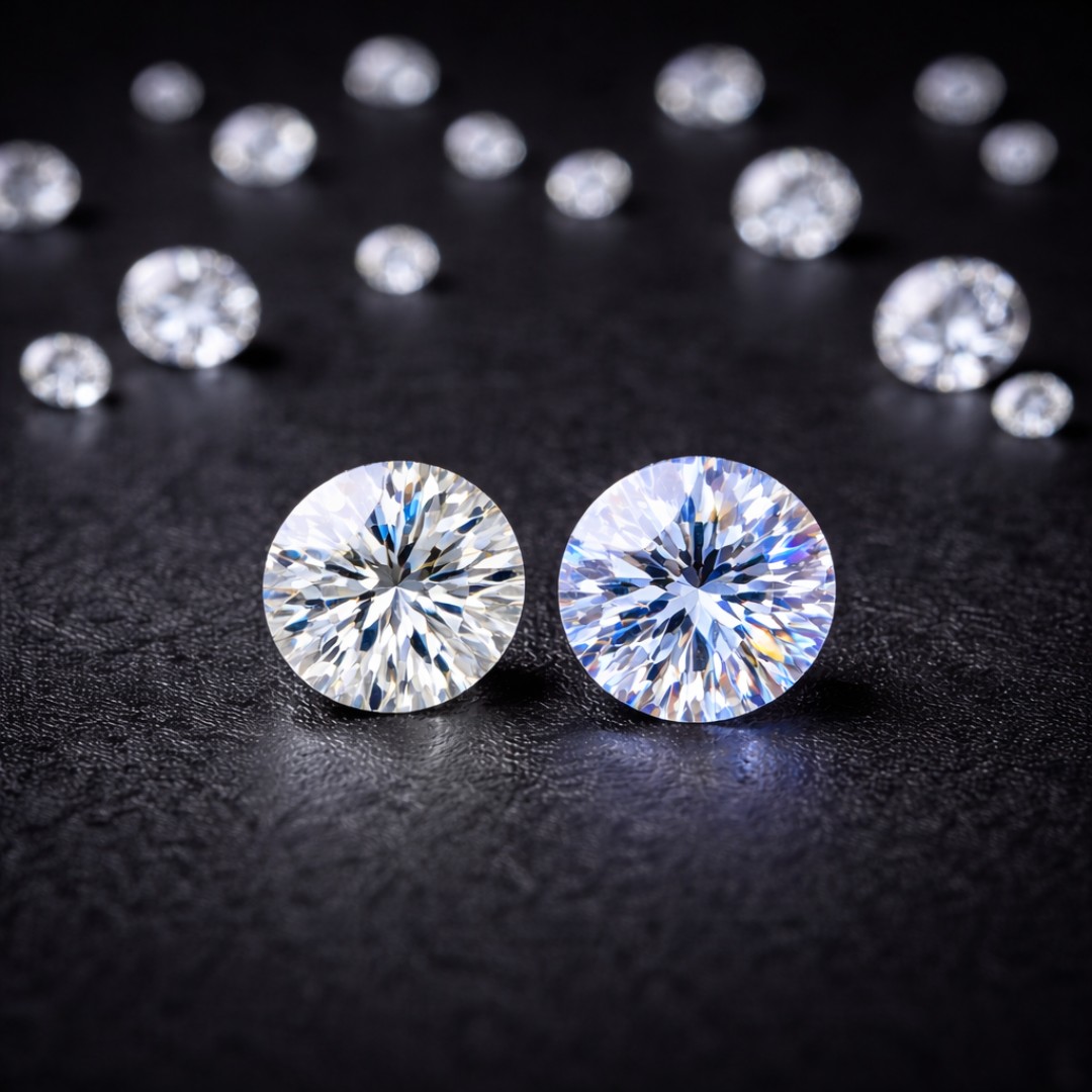 Rozdíl v kvalitě CZ zirkonů a Swarovski kamenů pro piercingové šperky